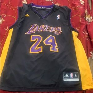 Authentic Kobe Bryant Lakers Black/Purple Jersey